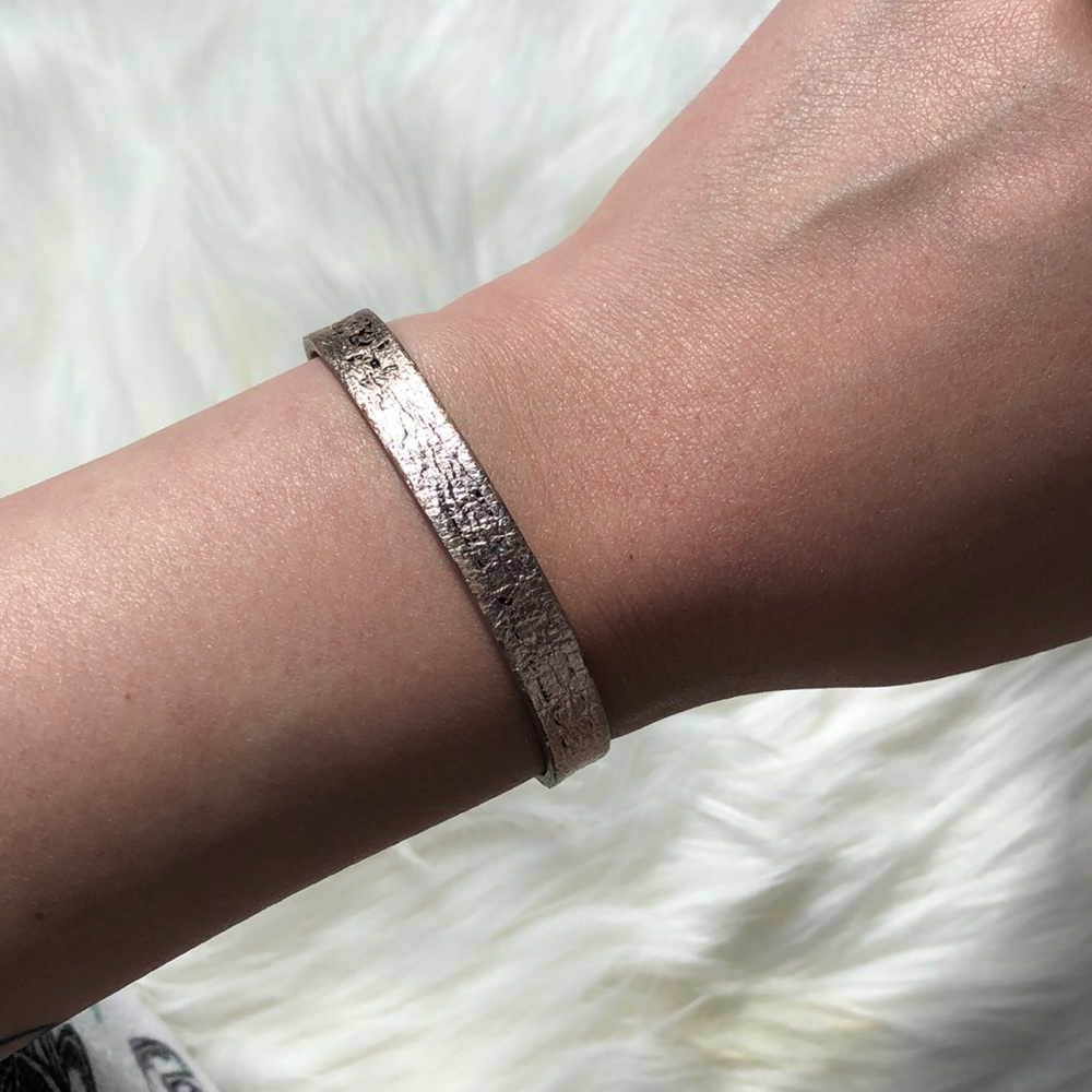 Make a difference rose gold bracelet